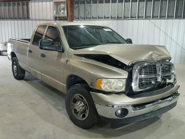 3D7KA28653G758772 - 2003 DODGE RAM 2500 S GOLD photo 1