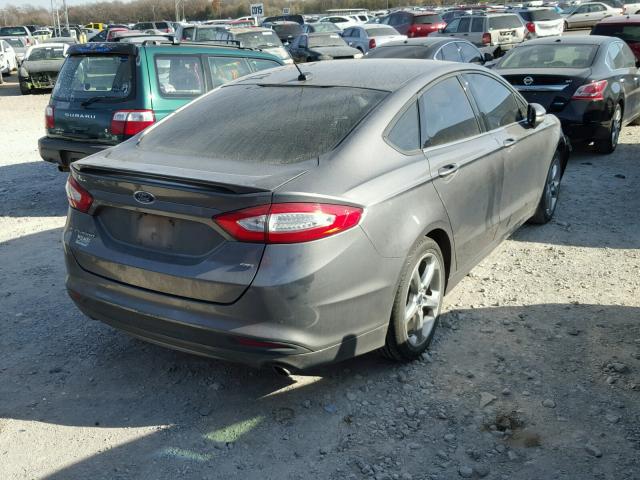 3FA6P0H70DR234755 - 2013 FORD FUSION SE GRAY photo 4