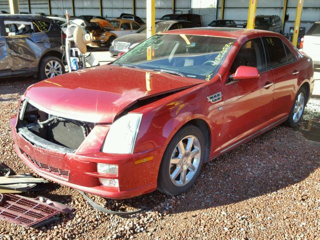 1G6DC67A080122446 - 2008 CADILLAC STS RED photo 2
