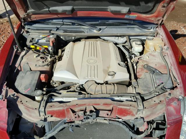 1G6DC67A080122446 - 2008 CADILLAC STS RED photo 7