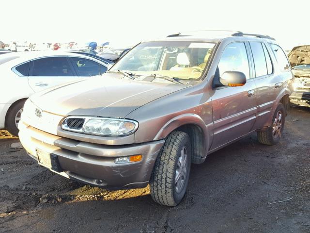 1GHDT13S932187849 - 2003 OLDSMOBILE BRAVADA BROWN photo 2