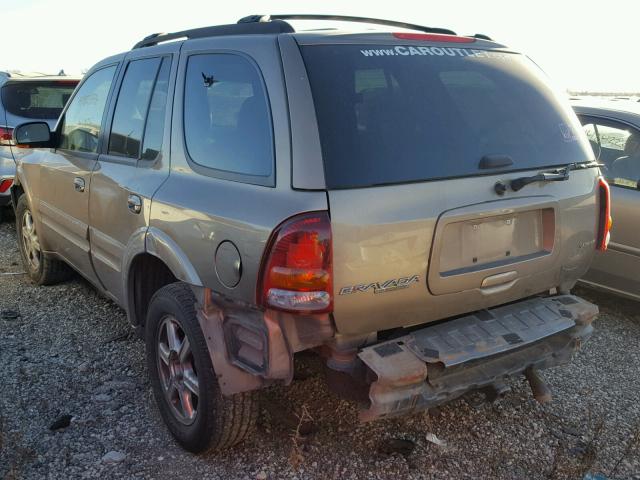 1GHDT13S932187849 - 2003 OLDSMOBILE BRAVADA BROWN photo 3