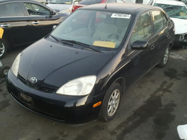 JT2BK18U530081266 - 2003 TOYOTA PRIUS BLACK photo 2