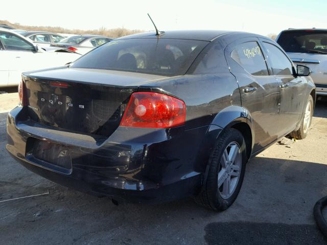 1B3BD1FBXBN605467 - 2011 DODGE AVENGER MA BLACK photo 4