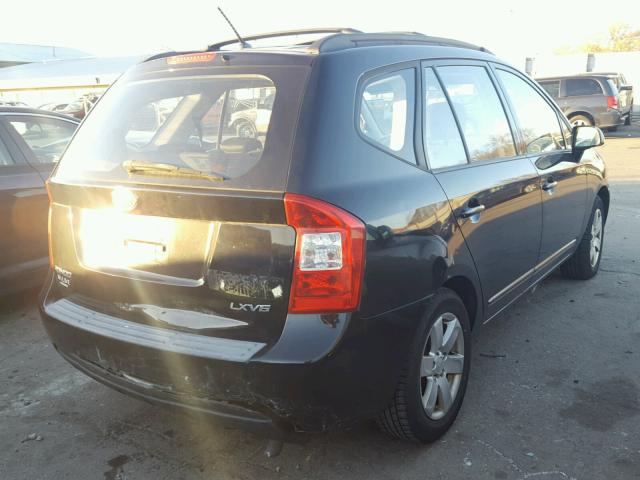 KNAFG526487206779 - 2008 KIA RONDO LX BLACK photo 4