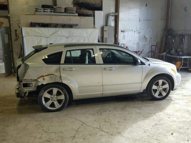 1B3CB4HAXAD532461 - 2010 DODGE CALIBER SX SILVER photo 9