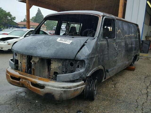 2B7HB11Y21K500653 - 2001 DODGE RAM VAN B1 BURN photo 2