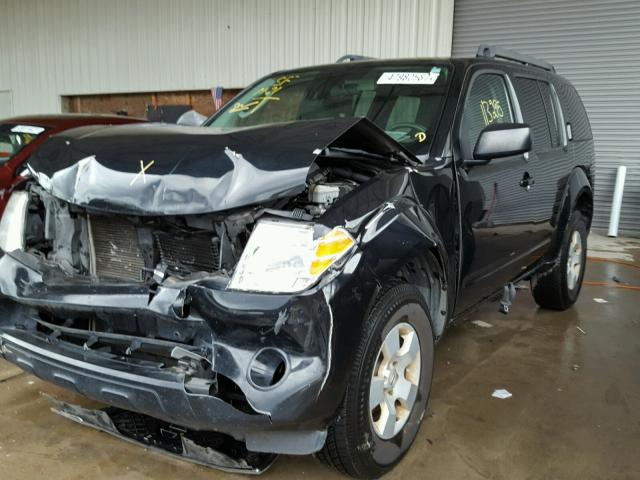 5N1AR1NN2CC623266 - 2012 NISSAN PATHFINDER BLACK photo 2