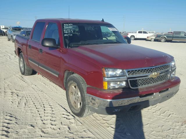 2GCEC13T861210254 - 2006 CHEVROLET SILVERADO BURGUNDY photo 1