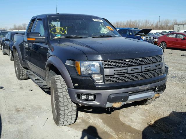 1FTEX1E63AFD33053 - 2010 FORD F150 SUPER BLACK photo 1