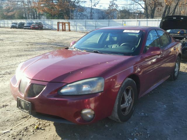 2G2WP522041174120 - 2004 PONTIAC GRAND PRIX RED photo 2