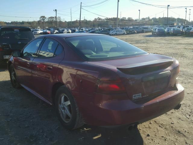 2G2WP522041174120 - 2004 PONTIAC GRAND PRIX RED photo 3