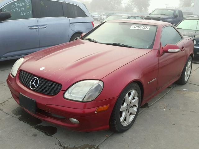 WDBKK49F71F195237 - 2001 MERCEDES-BENZ SLK 230 KO RED photo 1