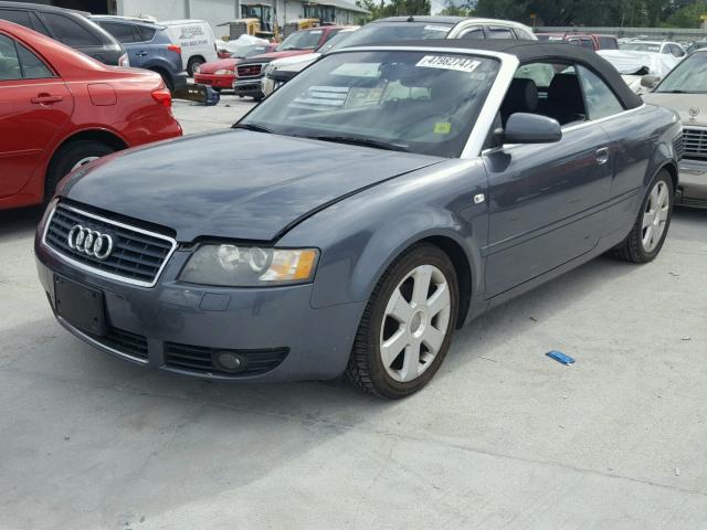 WAUAC48HX6K002815 - 2006 AUDI A4 1.8 CAB GRAY photo 2