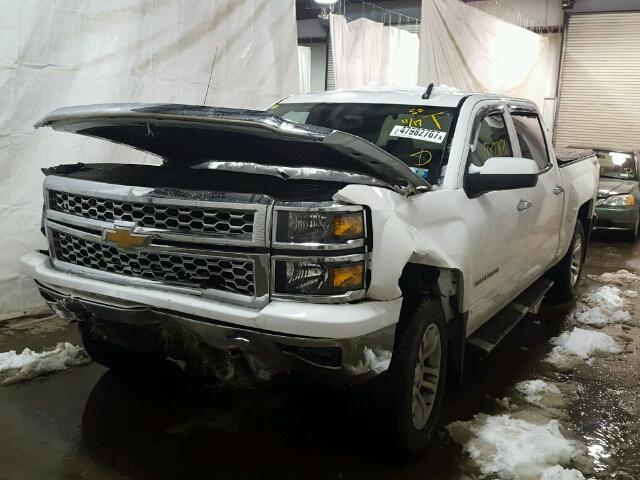 3GCUKREC6FG399827 - 2015 CHEVROLET SILVERADO WHITE photo 2