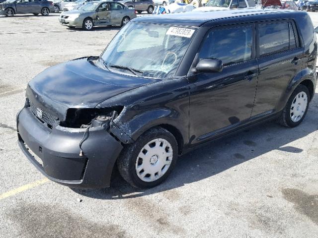 JTLKE50E881007811 - 2008 TOYOTA SCION XB შავი ფოტო 2
