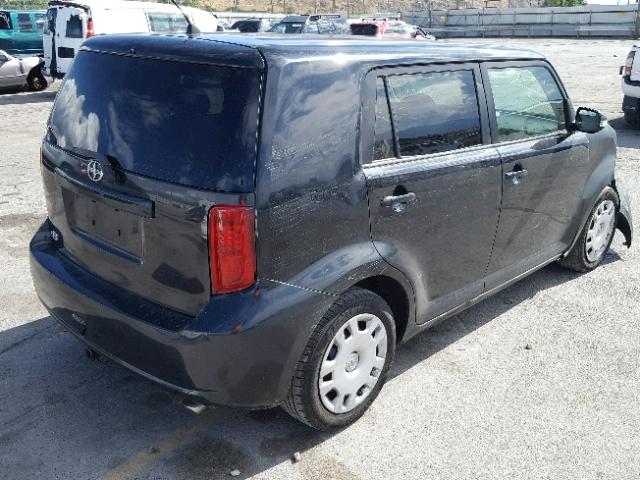 JTLKE50E881007811 - 2008 TOYOTA SCION XB შავი ფოტო 4