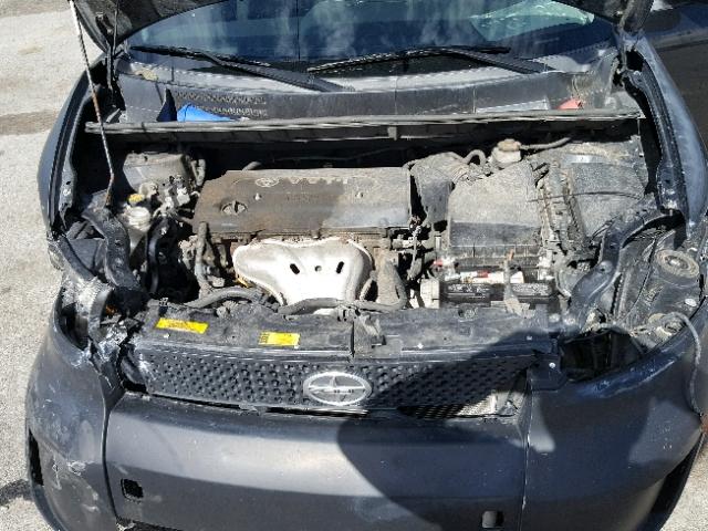 JTLKE50E881007811 - 2008 TOYOTA SCION XB შავი ფოტო 7