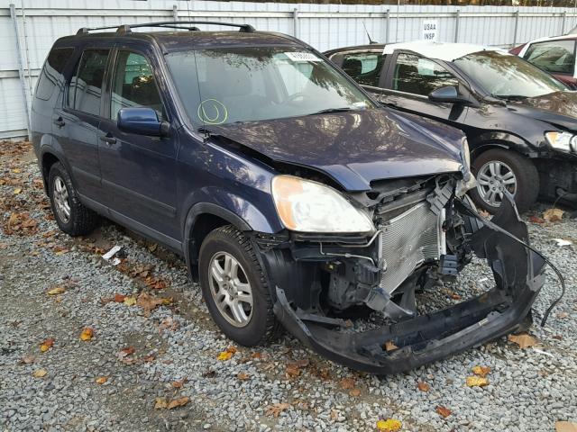 SHSRD78893U117122 - 2003 HONDA CR-V EX BLUE photo 1