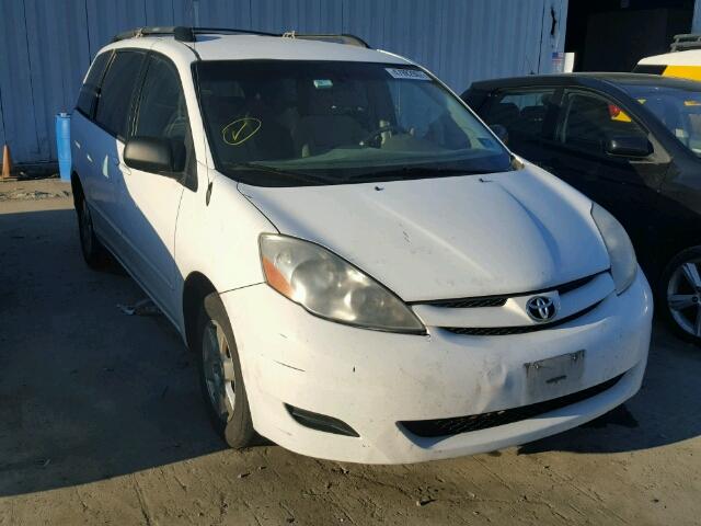 5TDZK23C38S208272 - 2008 TOYOTA SIENNA CE WHITE photo 1