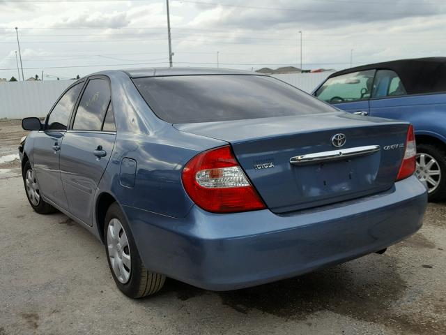 4T1BE32KX4U833440 - 2004 TOYOTA CAMRY LE 蓝色 照片 3