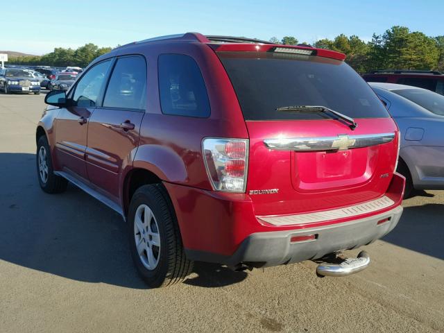 2CNDL73F656175008 - 2005 CHEVROLET EQUINOX LT RED photo 3