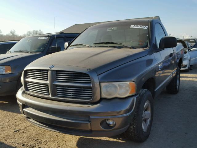 1D7HU16Z32J162159 - 2002 DODGE RAM 1500 GRAY photo 2