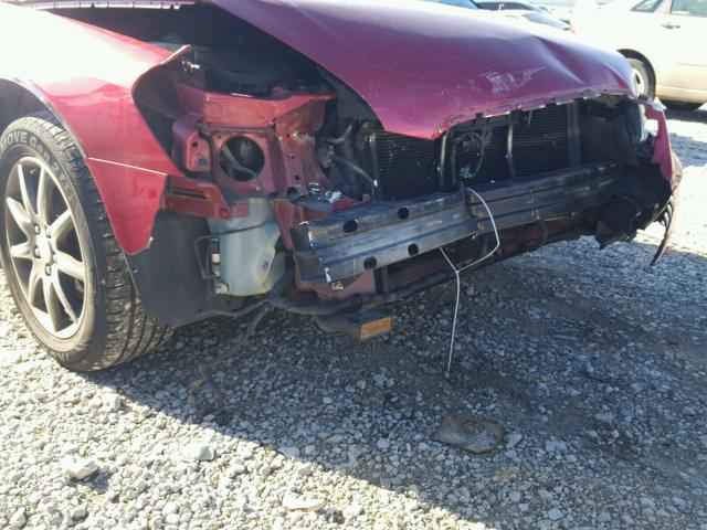 1G4HD57206U231344 - 2006 BUICK LUCERNE CX MAROON photo 9