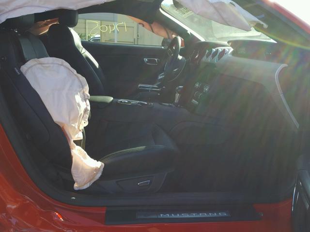 1FA6P8TH8F5402694 - 2015 FORD MUSTANG RED photo 5