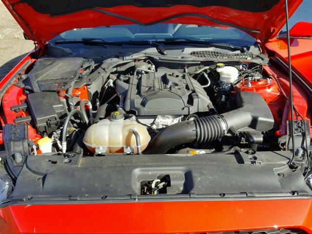 1FA6P8TH8F5402694 - 2015 FORD MUSTANG RED photo 6