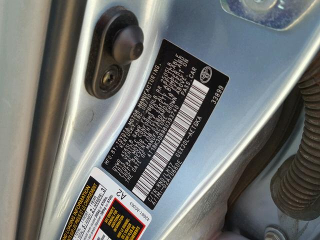 4T1BK3DB8BU393740 - 2011 TOYOTA AVALON BAS Mavi foto 10