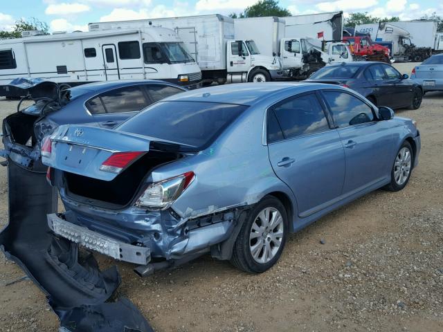4T1BK3DB8BU393740 - 2011 TOYOTA AVALON BAS Mavi foto 4