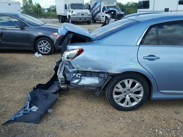 4T1BK3DB8BU393740 - 2011 TOYOTA AVALON BAS Mavi foto 9