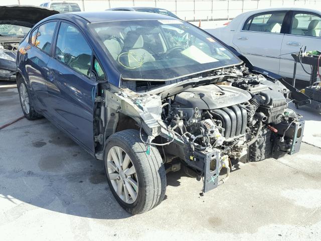 KNAFX4A65E5121226 - 2014 KIA FORTE LX GRAY photo 1