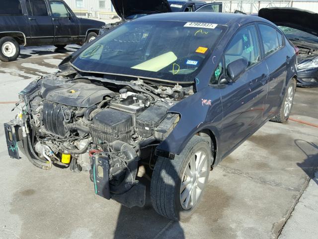 KNAFX4A65E5121226 - 2014 KIA FORTE LX GRAY photo 2