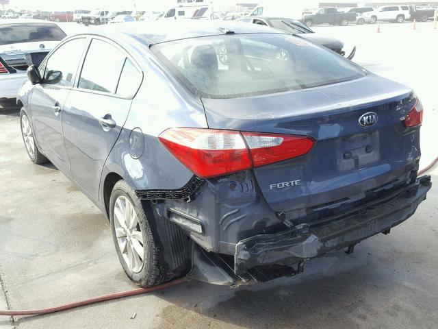 KNAFX4A65E5121226 - 2014 KIA FORTE LX GRAY photo 3