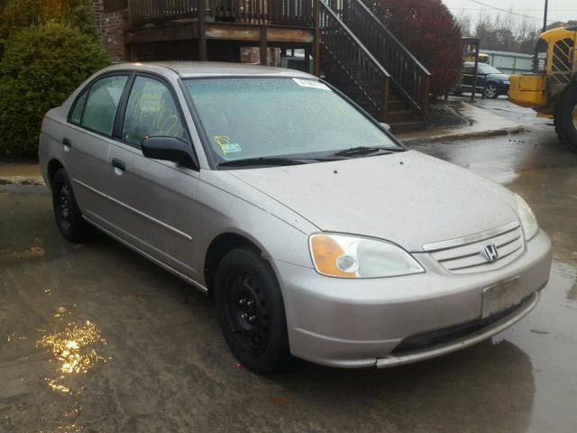 2HGES15511H596535 - 2001 HONDA CIVIC LX GRAY photo 1