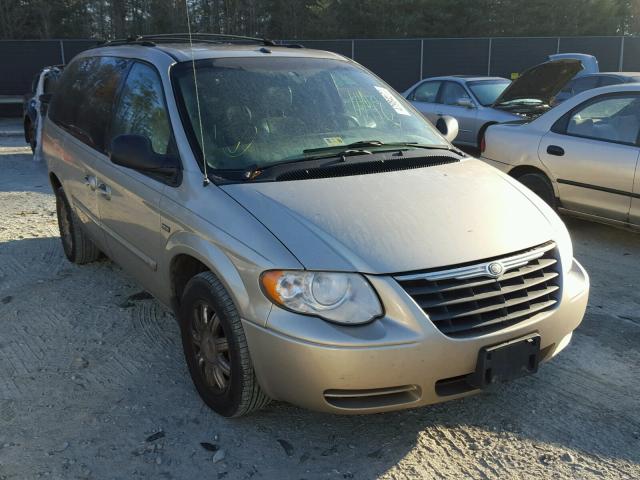 2A8GP54L27R273736 - 2007 CHRYSLER TOWN & COU GOLD photo 1