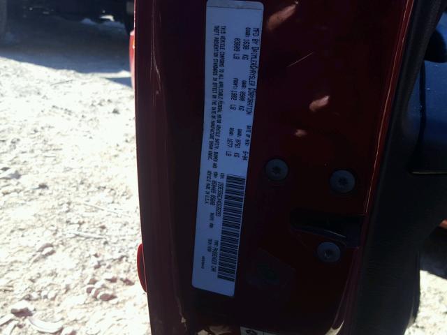 1B3ES56CX4D636293 - 2004 DODGE NEON SXT RED photo 10