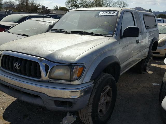 5TESN92N11Z784651 - 2001 TOYOTA TACOMA XTR 银色 照片 2