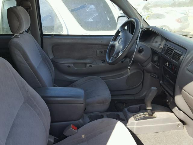 5TESN92N11Z784651 - 2001 TOYOTA TACOMA XTR 银色 照片 5