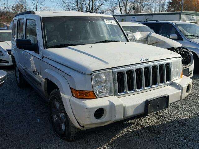 1J8HG48K37C643598 - 2007 JEEP COMMANDER WHITE photo 1