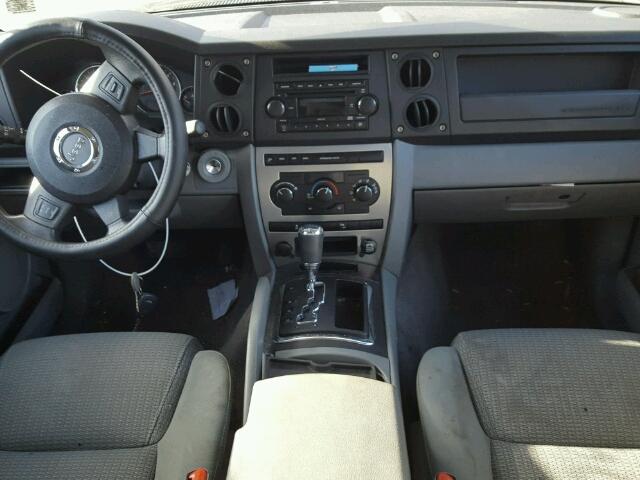 1J8HG48K37C643598 - 2007 JEEP COMMANDER WHITE photo 9