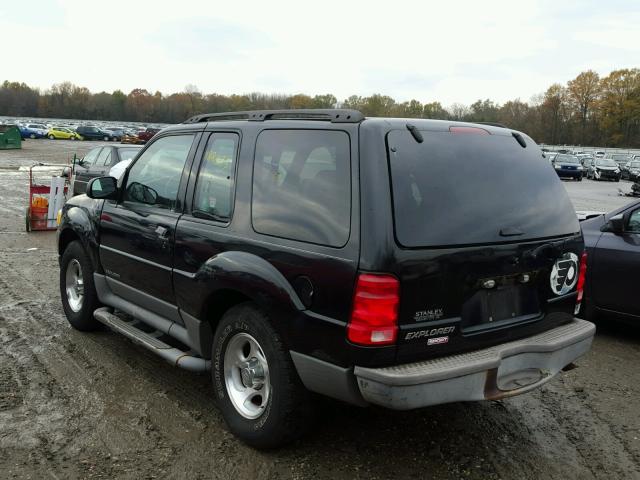 1FMCU70E71UA23772 - 2001 FORD EXPLORER S 黑色 照片 3