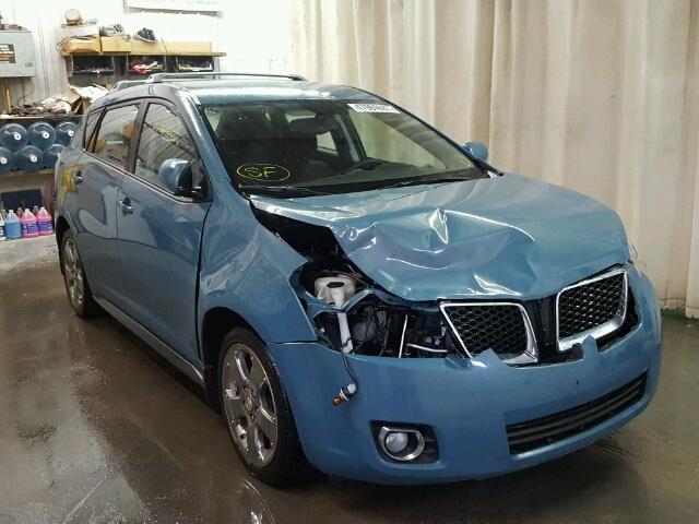 5Y2SP67009Z469224 - 2009 PONTIAC VIBE BLUE photo 1