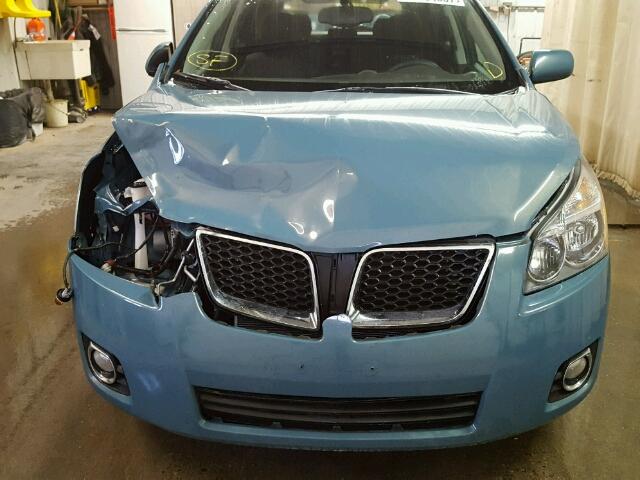 5Y2SP67009Z469224 - 2009 PONTIAC VIBE BLUE photo 9