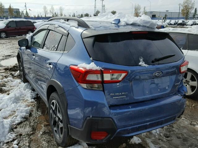 JF2GTAMC2JH310252 - 2018 SUBARU CROSSTREK BLUE photo 3