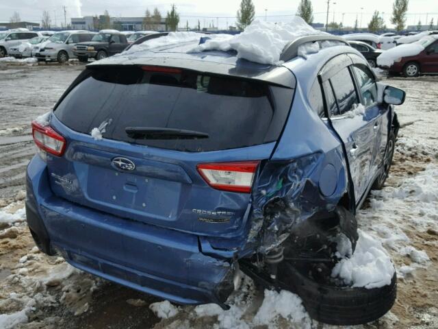 JF2GTAMC2JH310252 - 2018 SUBARU CROSSTREK BLUE photo 4