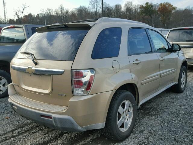 2CNDL73F756063558 - 2005 CHEVROLET EQUINOX LT GOLD photo 4