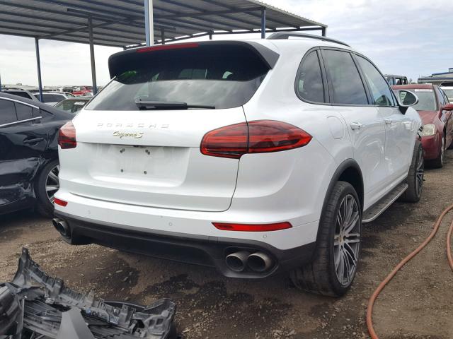 WP1AE2A22FLA52446 - 2015 PORSCHE CAYENNE SE WHITE photo 4